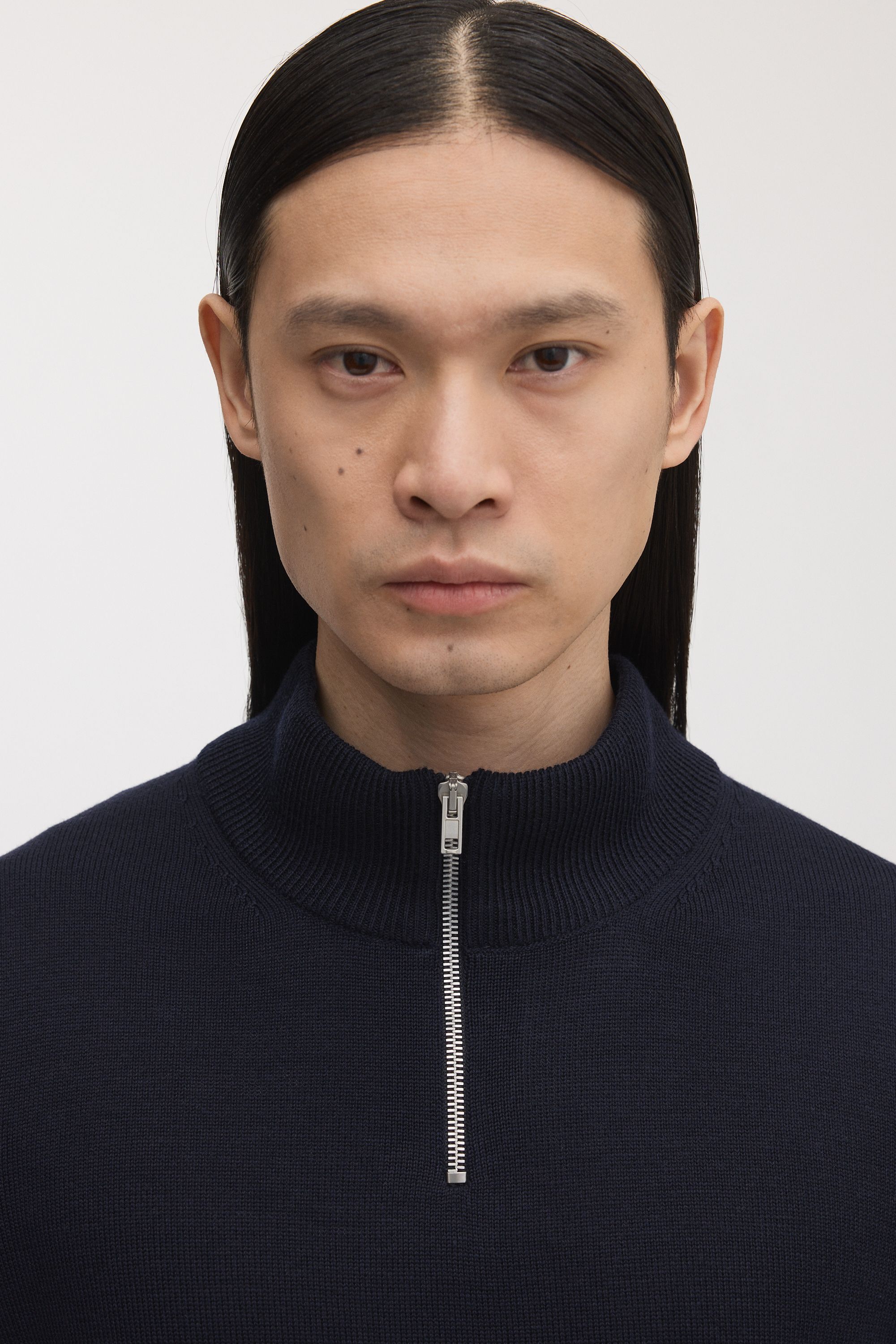 Image number 5 of The Merino Half Zip Sweater