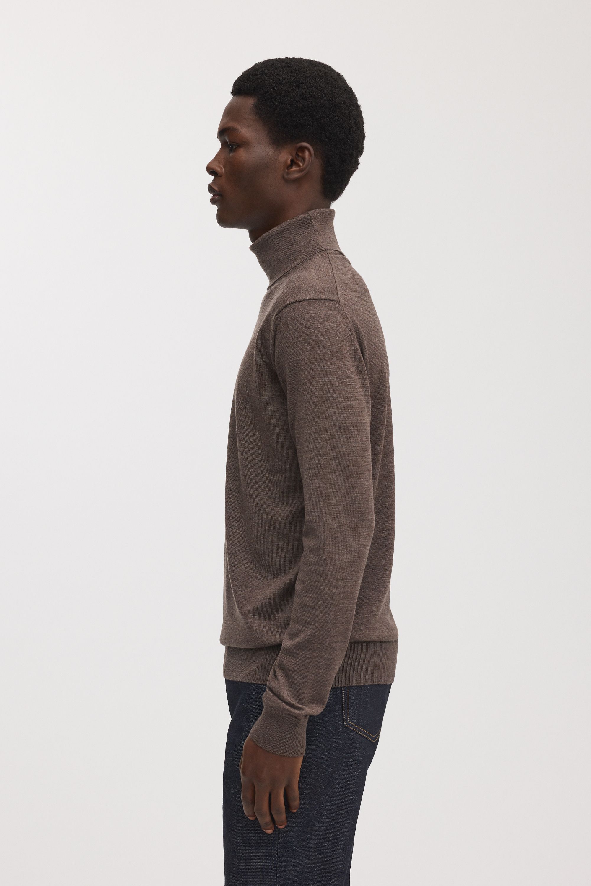 Image number 2 of The Merino Roll Neck