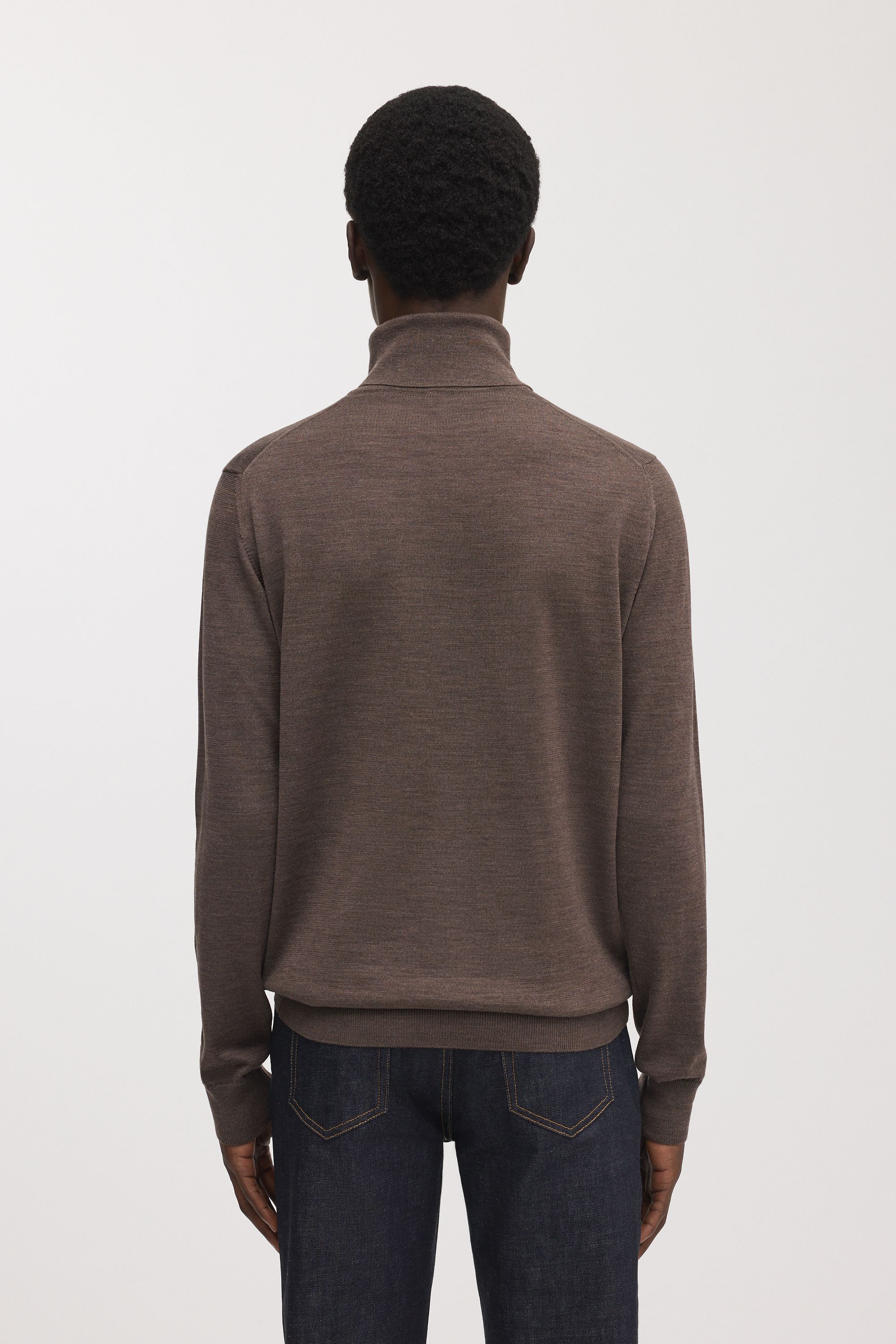 Image number 3 of The Merino Roll Neck