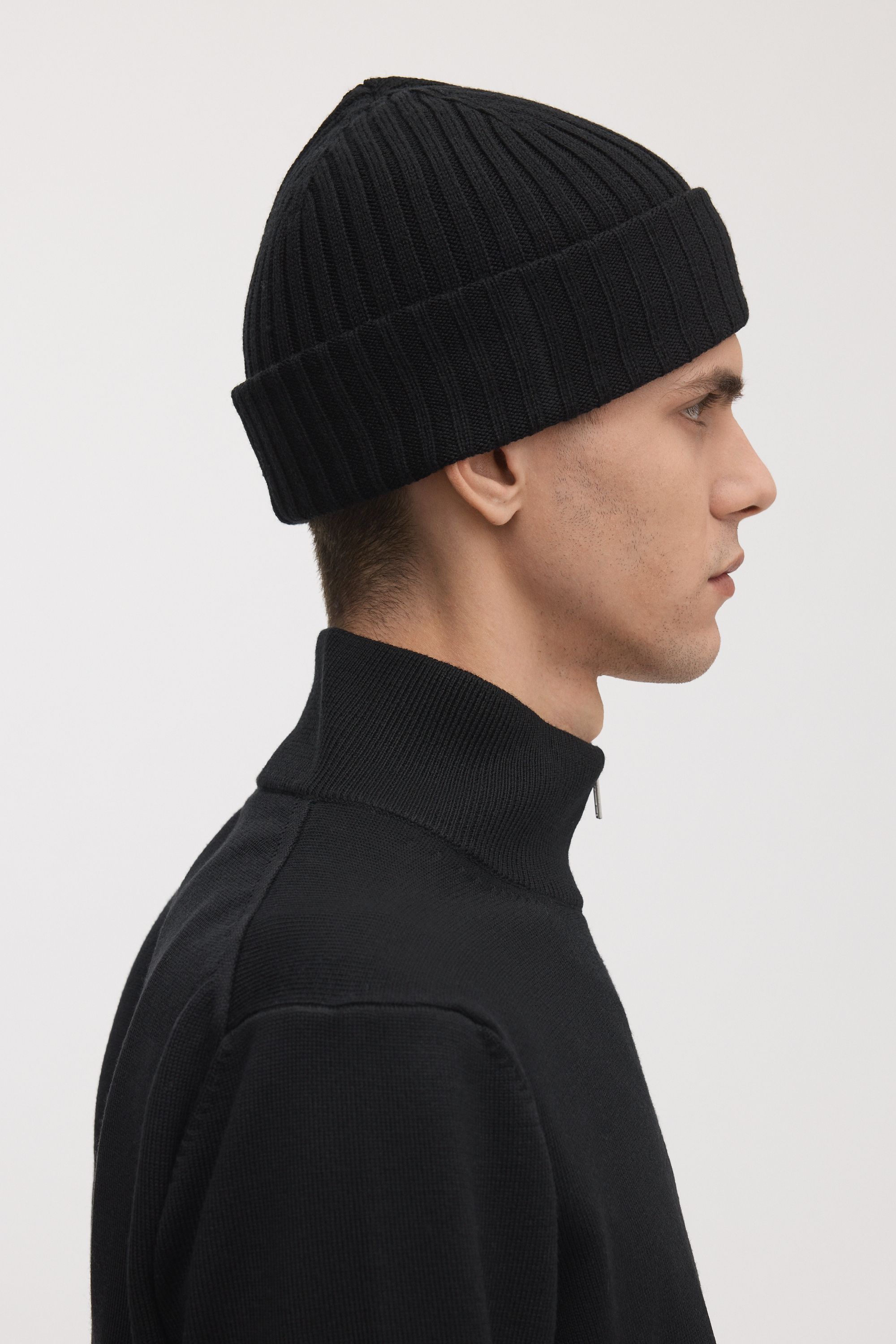 Image number 2 of The Ribbed Wool Beanie